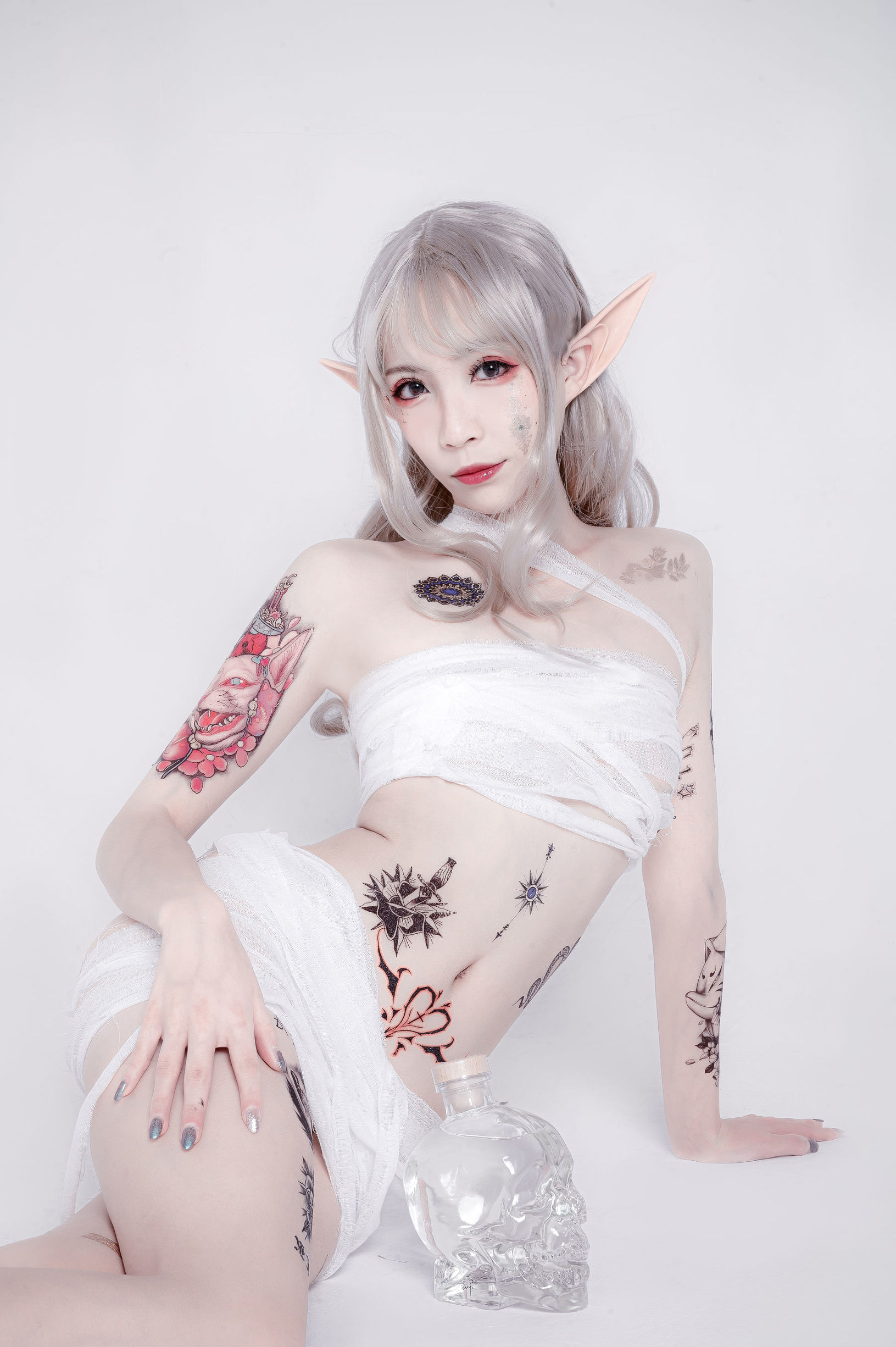 [COS福利]动漫博主阮邑_Fairy绑带和武士插图8